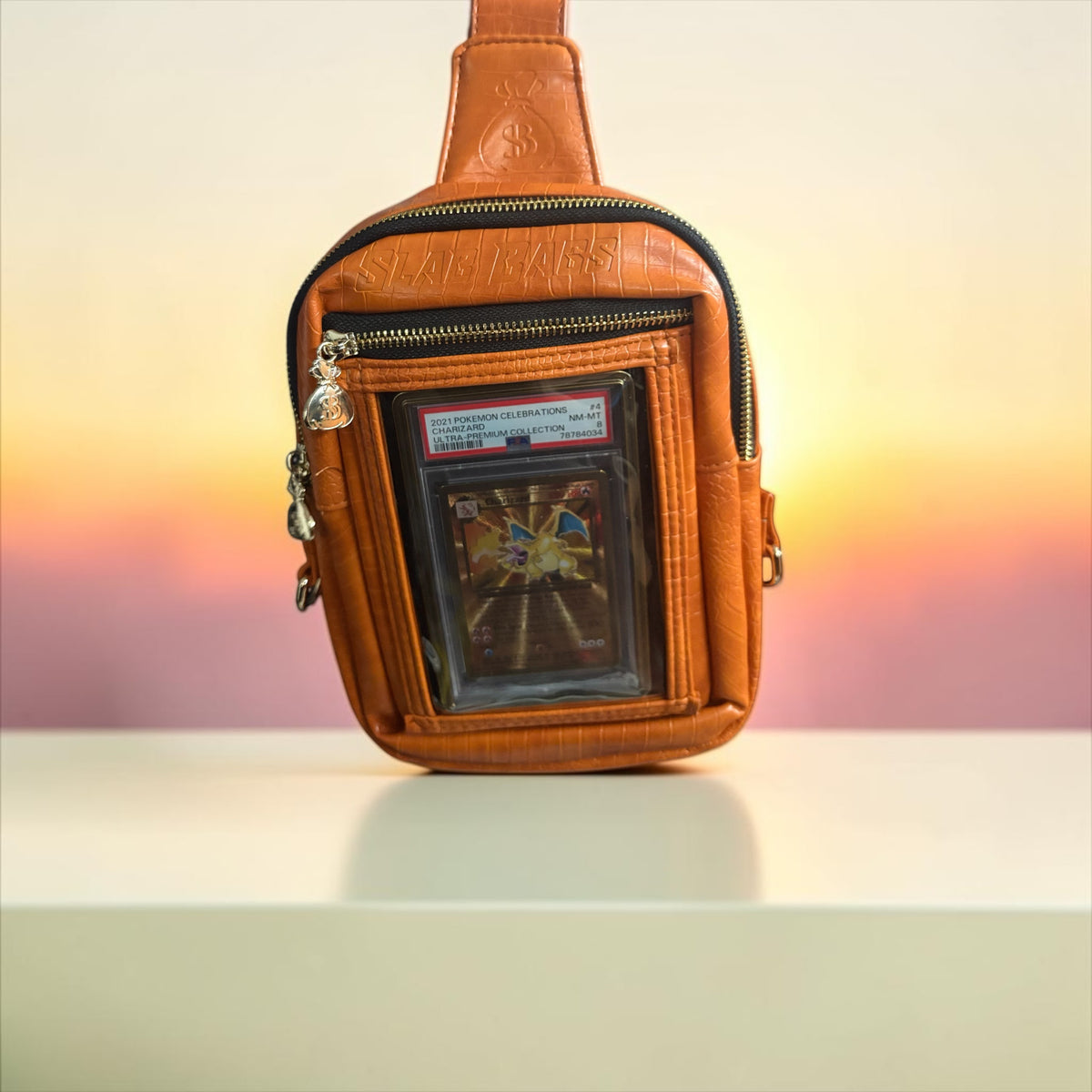 Charizard - Limited Edition Leather Slab Bag