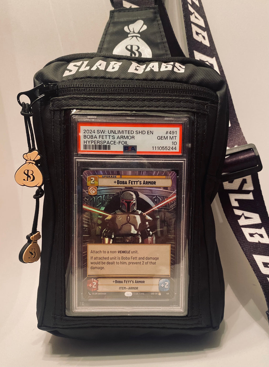 Bolsa de losa negra