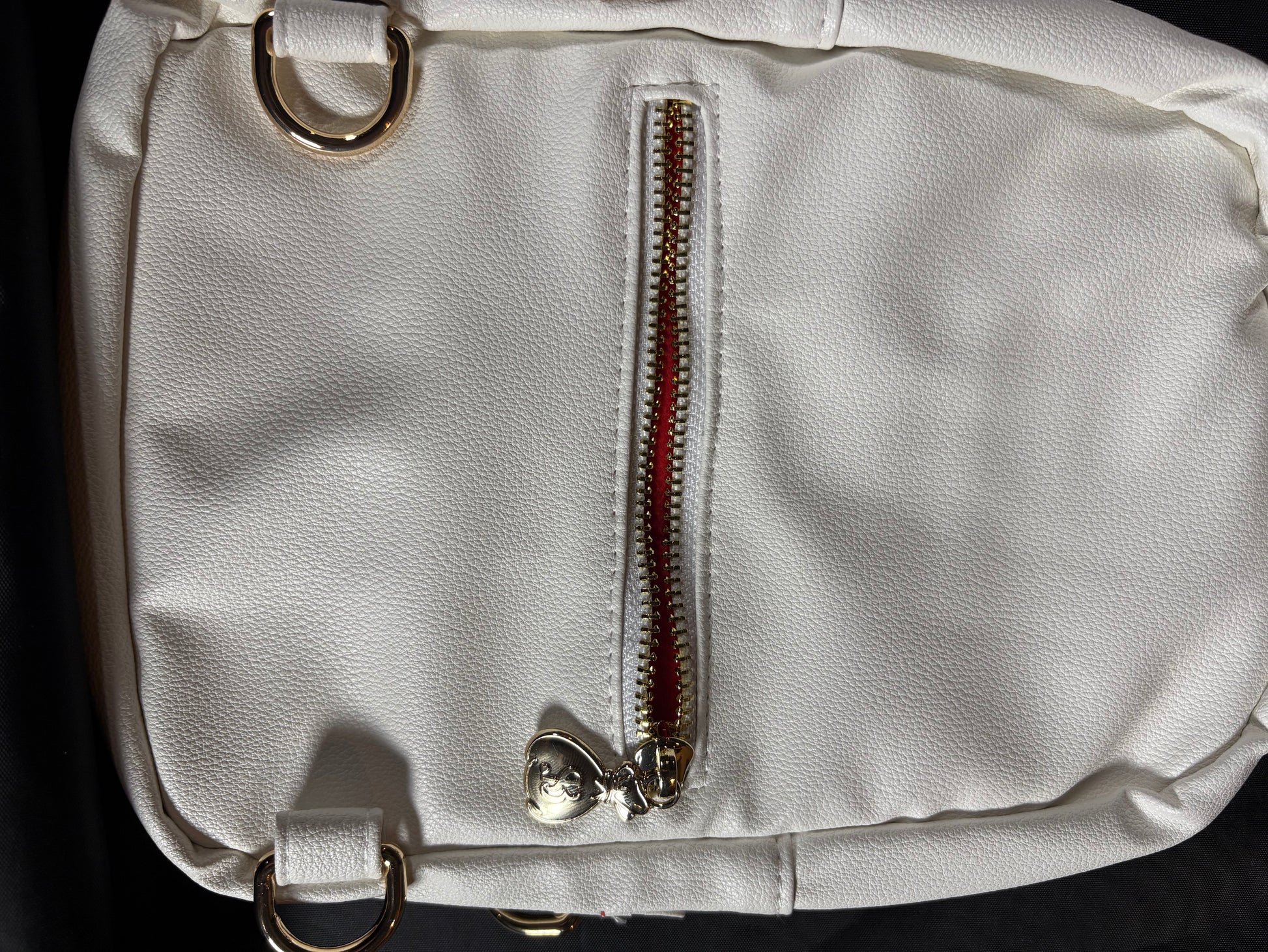 Premier Ball - White Leather Slab Bag