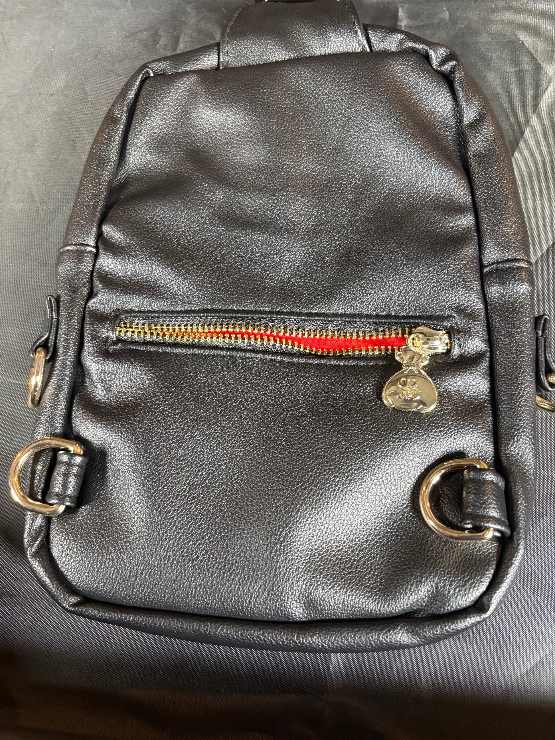 Luxury Ball - Black Leather Exclusive Slab Bag