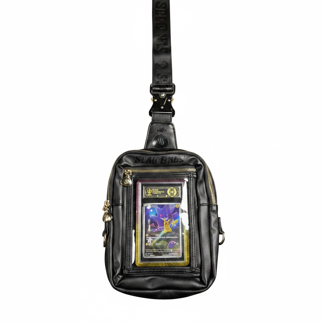 Luxury Ball - Black Leather Exclusive Slab Bag