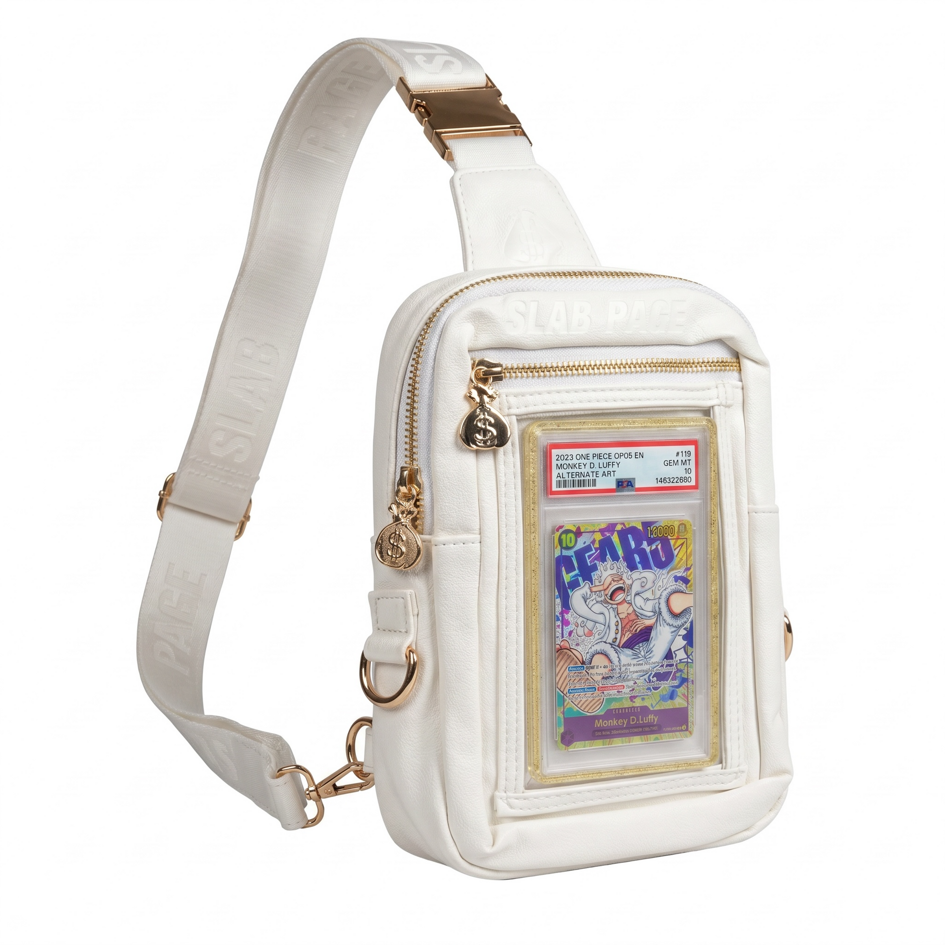 Premier Ball - White Leather Exclusive Slab Bag