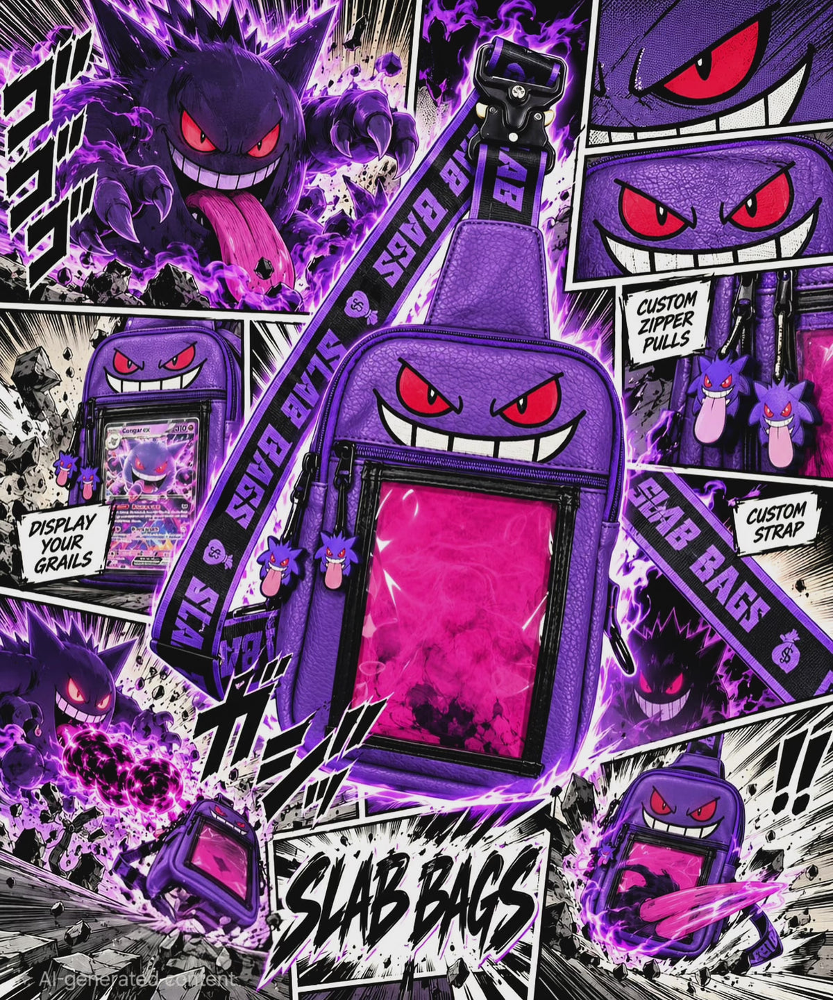 (Pre-Order only) Gengar Slab Bag